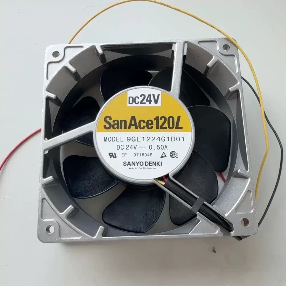 9GL1224G1D01 Sanyo Denki 24VDC 120x120x38mm 0.50A Axial Fan