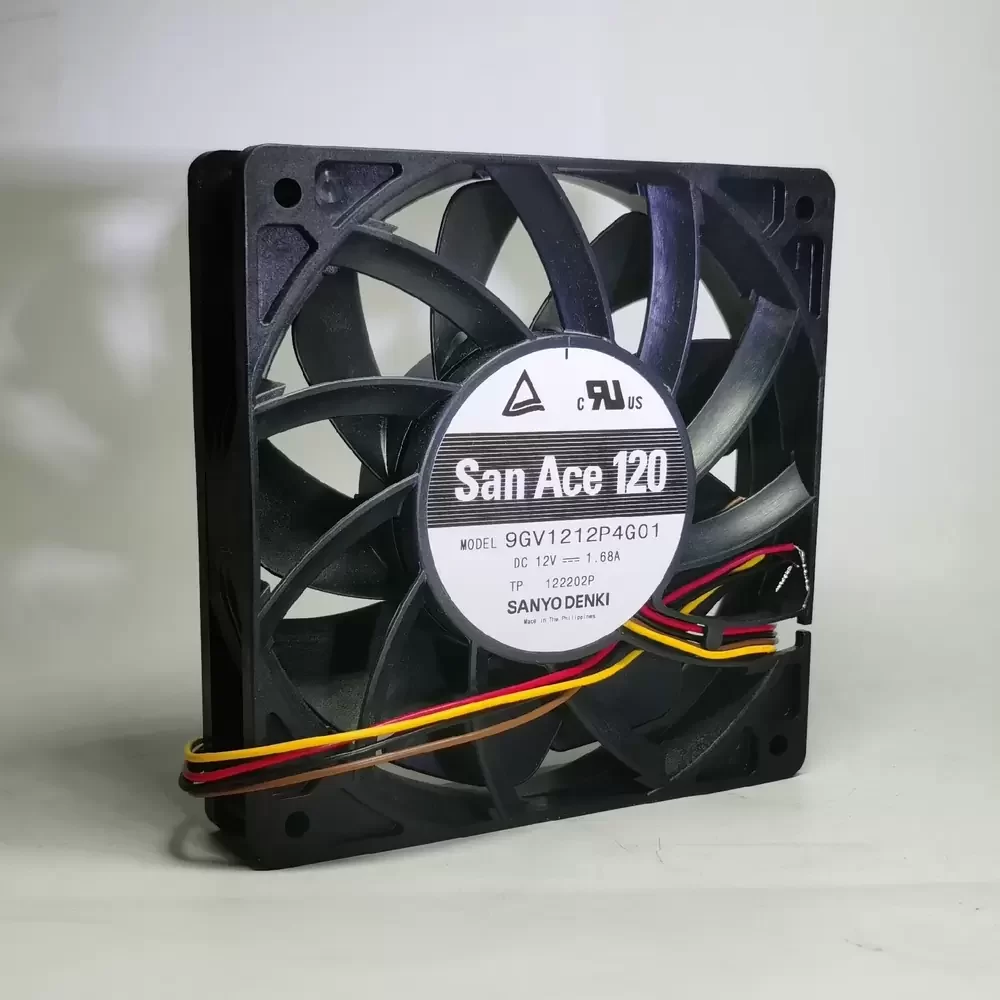 9GV1212P4G01 Sanyo Denki 12VDC 120x120x25mm PWM Axial Fan