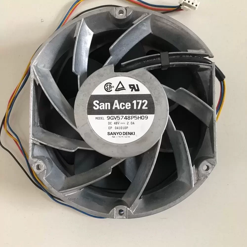 9GV5748P5H09 Sanyo Denki 48VDC 172x150x51mm PWM Axial Fan
