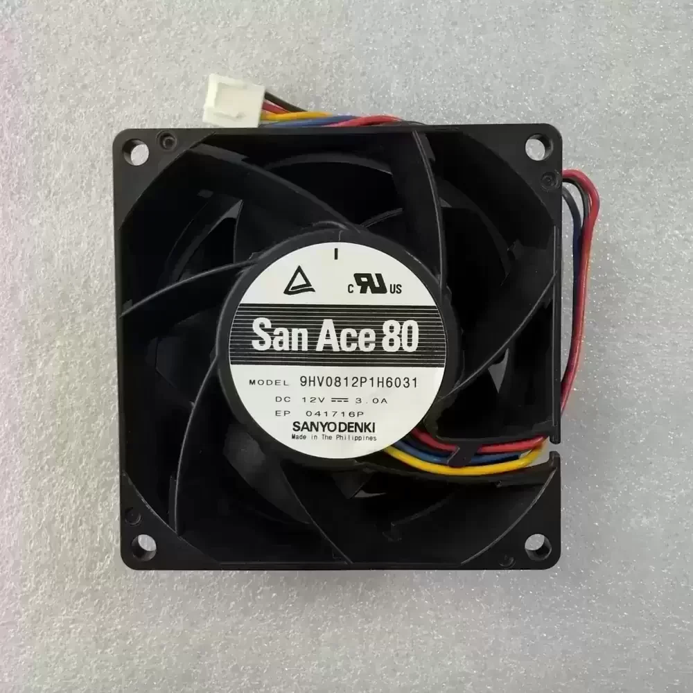 9HV0812P1H6031 Sanyo Denki 12VDC 80x80x38mm Axial Fan