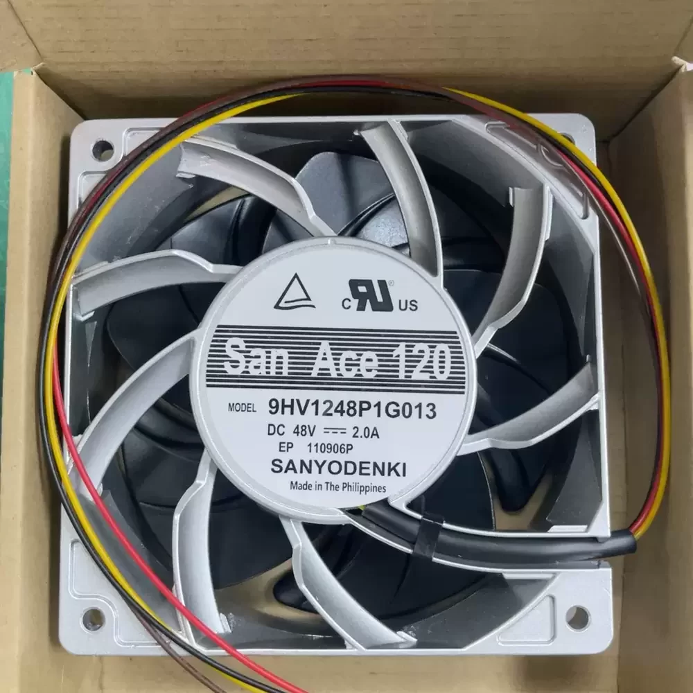 9HV1248P1G013 Sanyo Denki 48VDC 120x120x38mm PWM Axial Fan