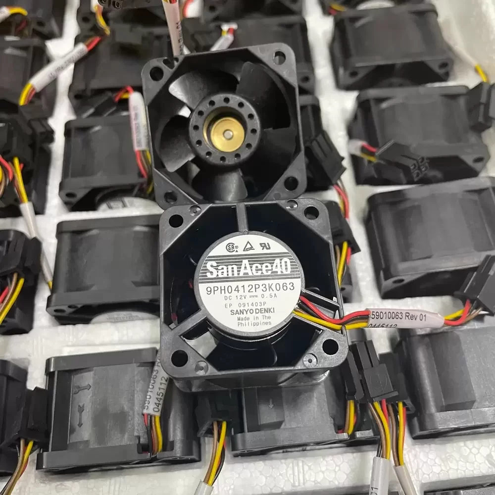9PH0412P3K063 Sanyo Denki 12VDC 40x40x28mm Axial Fan