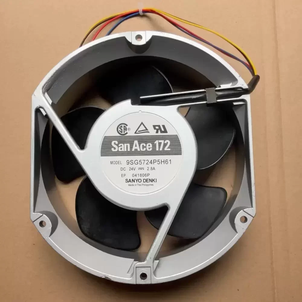9SG5724P5H61 Sanyo Denki 24VDC 172x150x51mm PWM Axial Fan