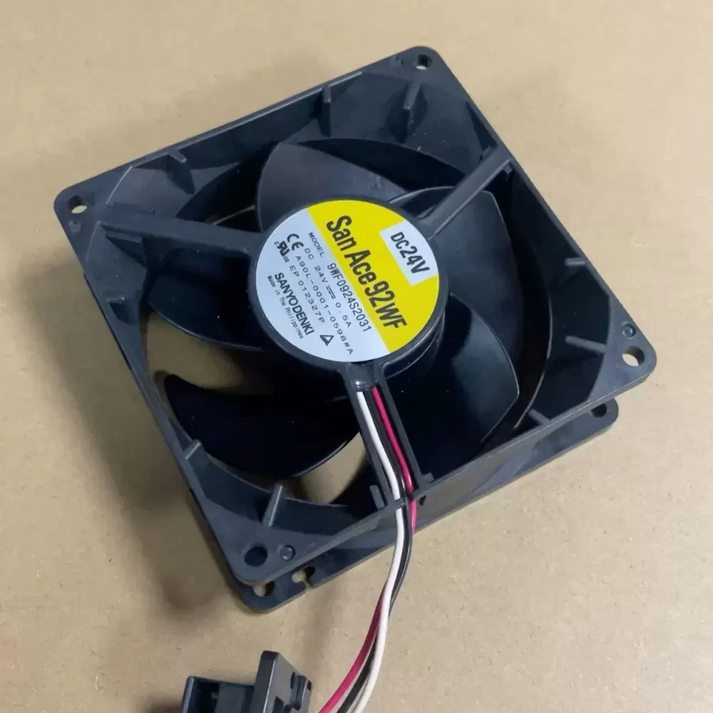 9WF0924S2031 Sanyo Denki 24VDC 92mm Oil Proof Axial Fan 9WF0924S2031 Sanyo Denki 24VDC 92mm Oil Proof Axial Fan