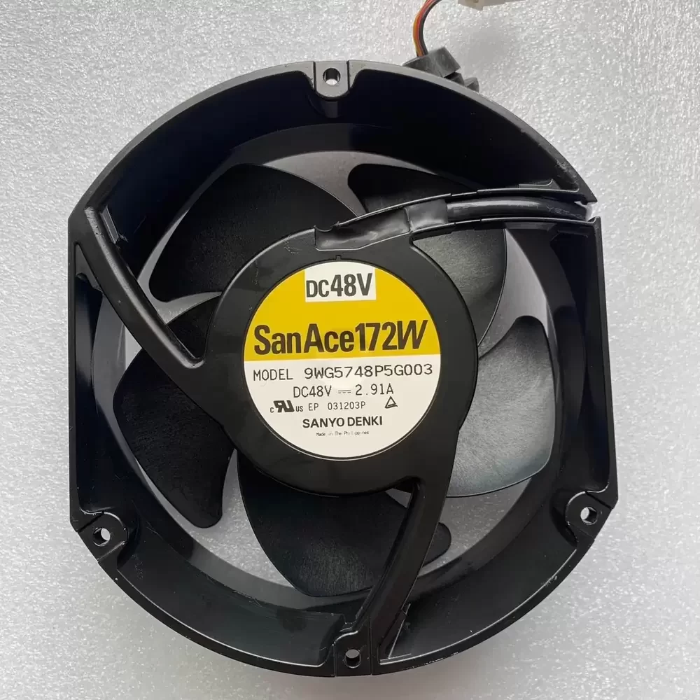 9WG5748P5G003 Sanyo Denki 48VDC 172mm IP68 Axial Fan