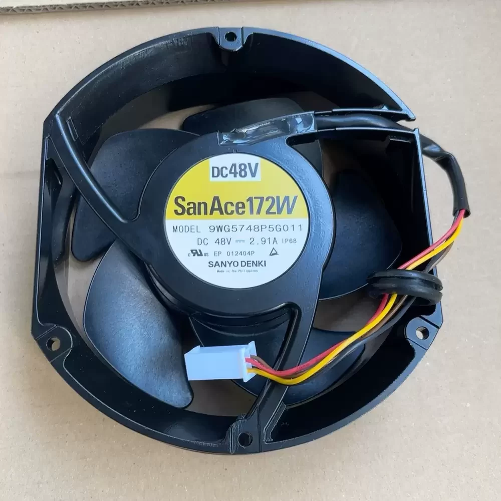 9WG5748P5G011 Sanyo Denki 48VDC 172x150x51mm IP68 Axial Fan