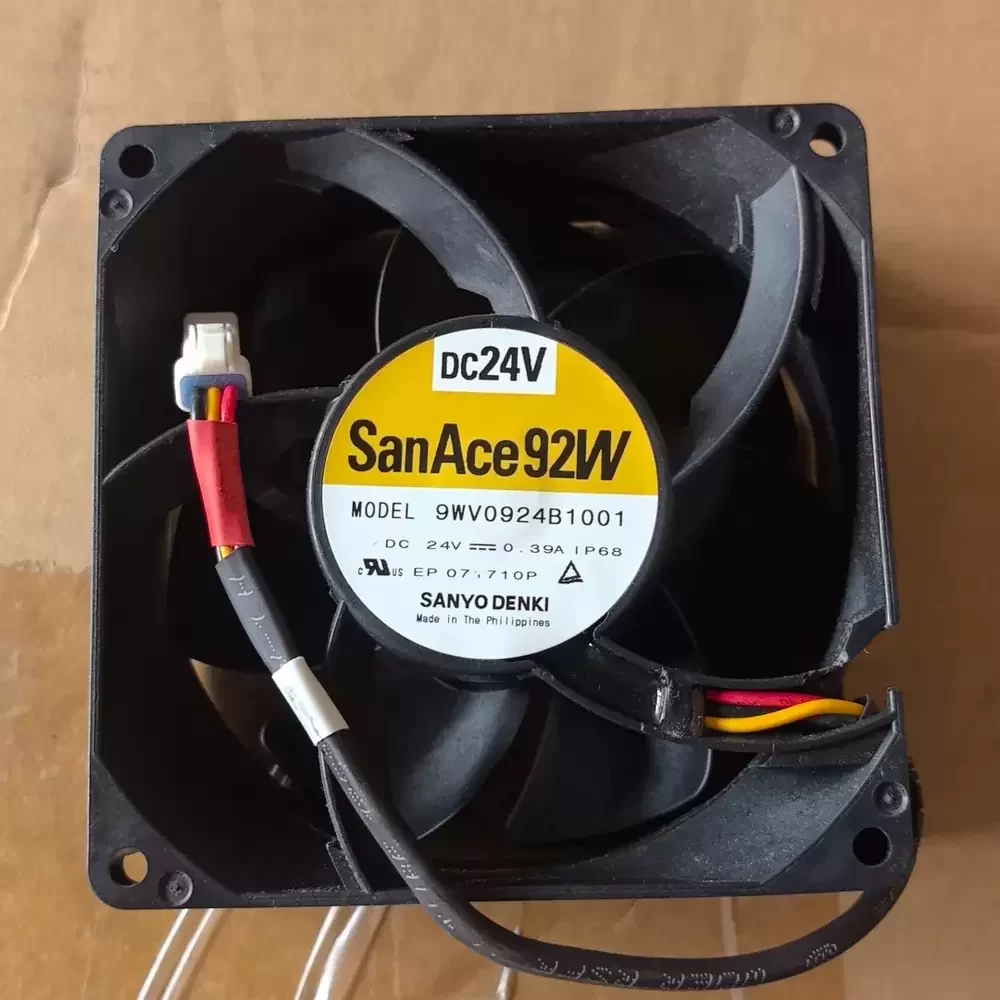 9WV0924B1001 Sanyo Denki 24VDC 92x92x38mm IP68 Axial Fan