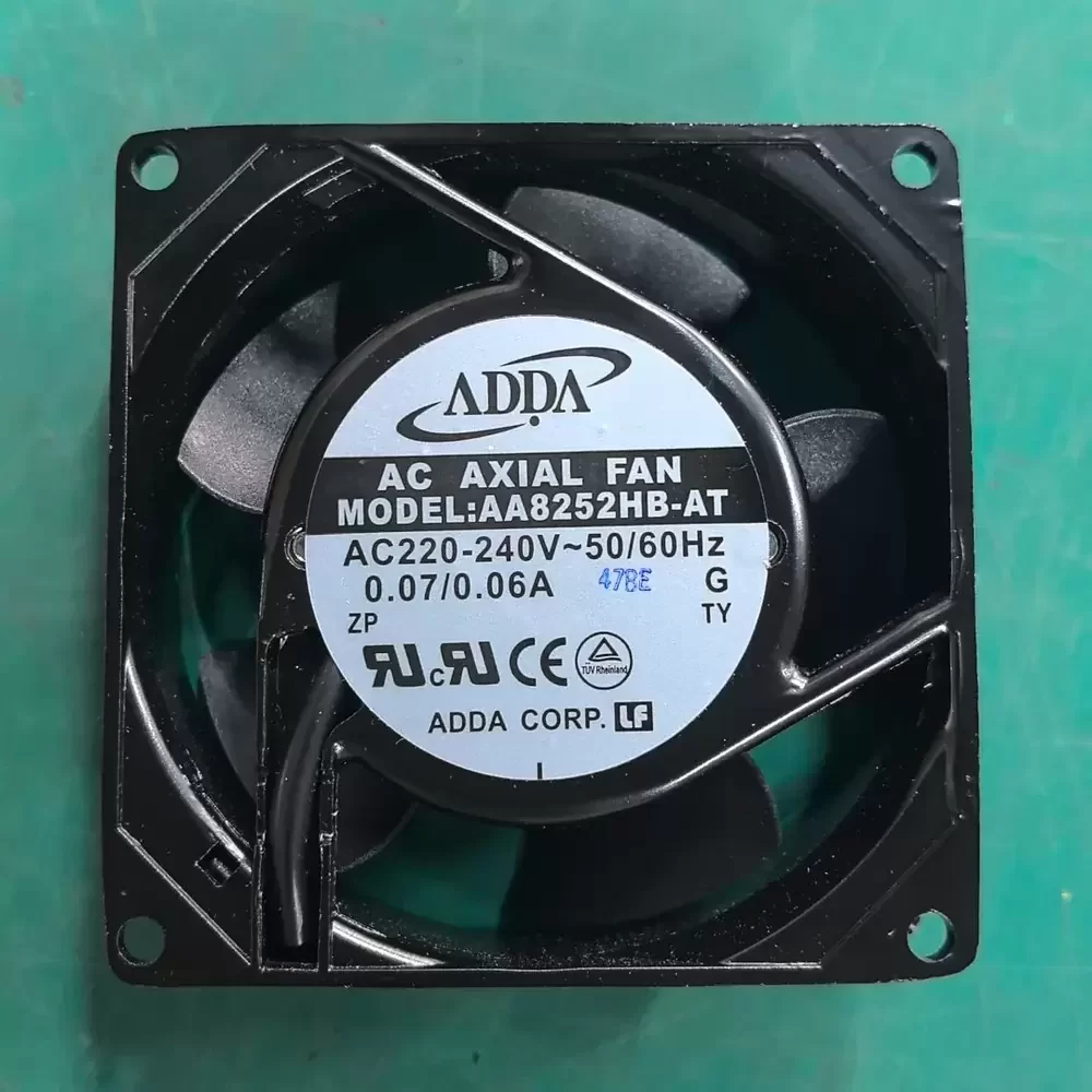 AA8252HB-AT ADDA 220-240VAC 80x80x25mm Terminal Axial Fan