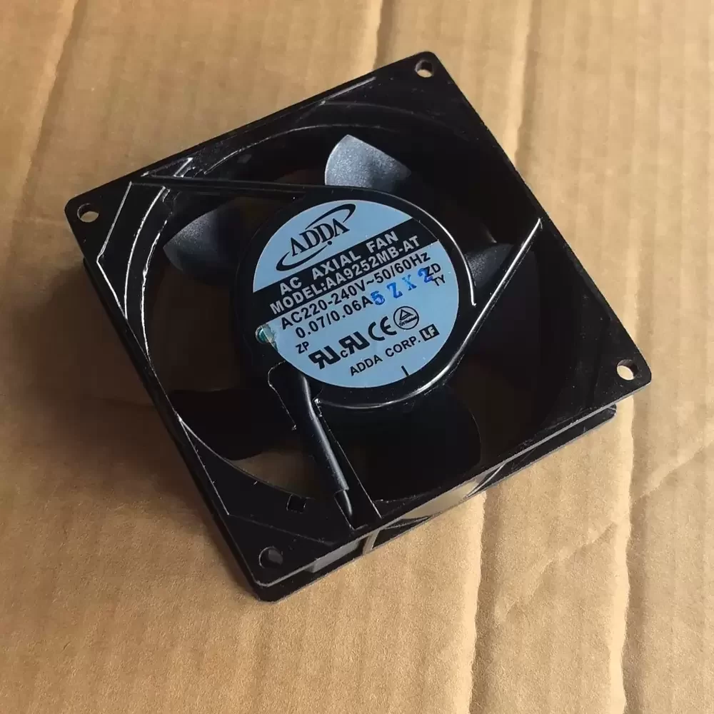 AA9252MB-AT ADDA AC220-240V 92x92x25mm Terminal Axial Fan AA9252MB-AT ADDA AC220-240V 92x92x25mm Terminal Axial Fan
