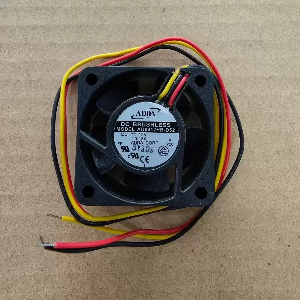 AD0412HB-D52 ADDA 12VDC 40x40x15mm 3-Wire Axial Fan