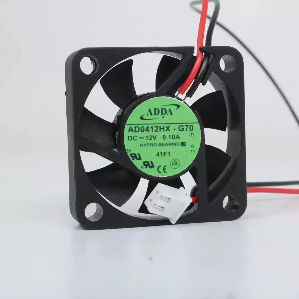 AD0412HX-G70 ADDA 12VDC 40x40x10mm Hypro Bearing Axial Fan