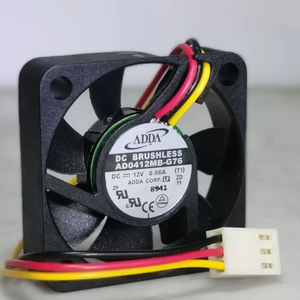 AD0412MB-G76 ADDA 12VDC 40x40x10mm 0.08A Axial Fan AD0412MB-G76 ADDA 12VDC 40x40x10mm 0.08A Axial Fan