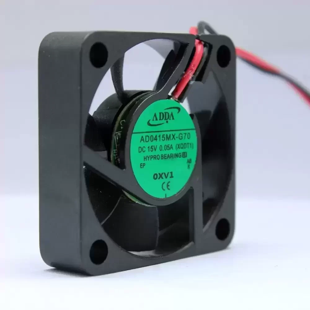 AD0415MX-G70 ADDA 15VDC 40x40x10mm Hypro Bearing Axial Fan AD0415MX-G70 ADDA 15VDC 40x40x10mm Hypro Bearing Axial Fan
