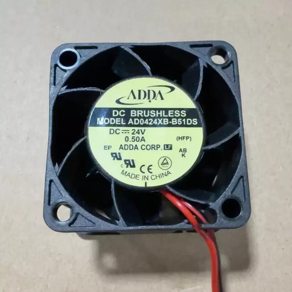 AD0424XB-B51DS ADDA 24VDC 40x40x28mm 2-Wire Axial Fan