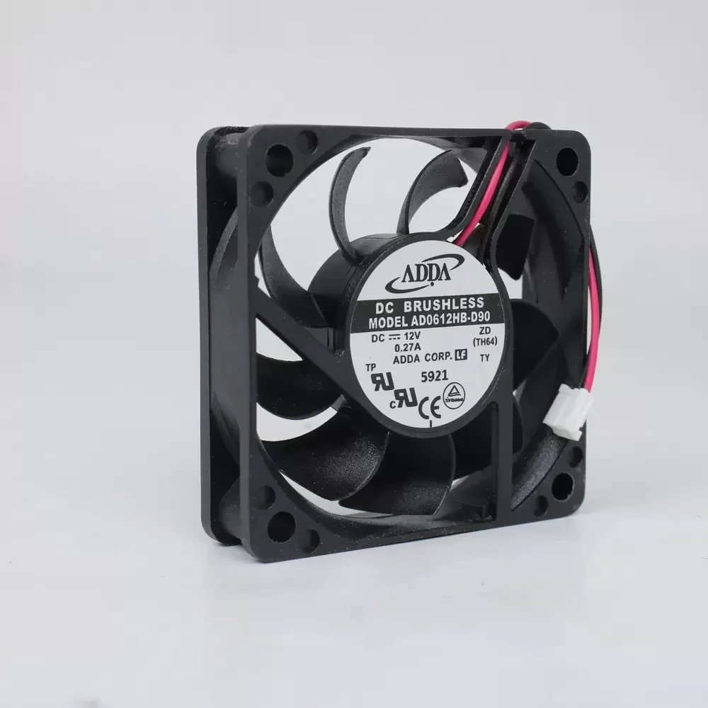AD0612HB-D90 ADDA 12VDC 60x60x15mm Brushless Axial Fan AD0612HB-D90 ADDA 12VDC 60x60x15mm Brushless Axial Fan