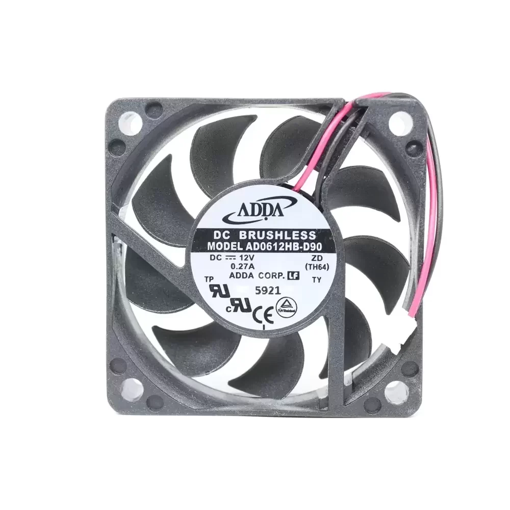 AD0612HB-D90 ADDA 12VDC 60x60x15mm Brushless Axial Fan