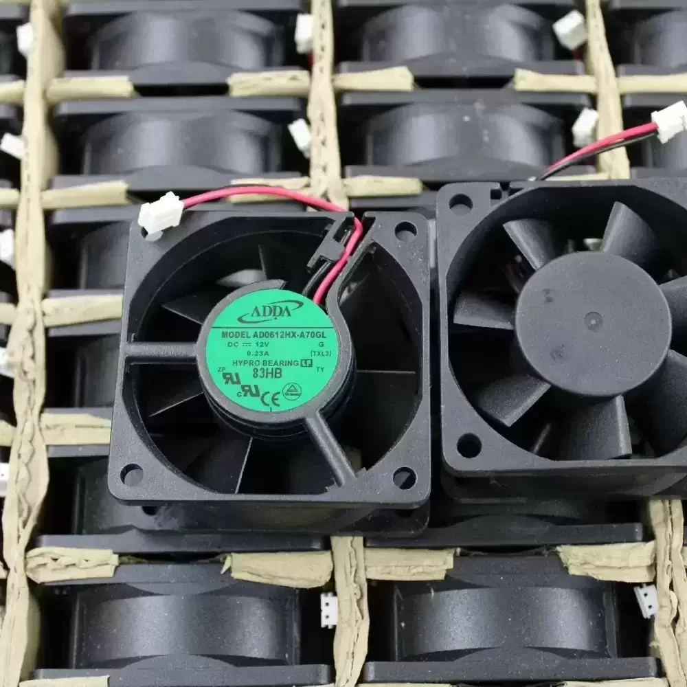 AD0612HX-A70GL ADDA 12VDC 60x60x25mm Hypro Bearing Axial Fan