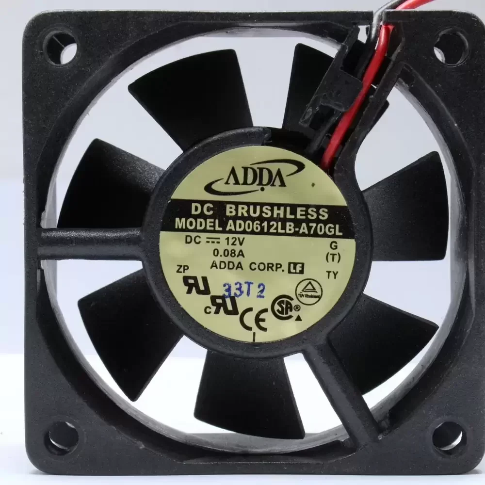 AD0612LB-A70GL ADDA 12VDC 60x60x25mm Axial Fan