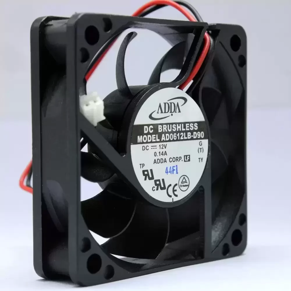 AD0612LB-D90 ADDA 12VDC 60x60x15mm Axial Cooling Fan AD0612LB-D90 ADDA 12VDC 60x60x15mm Axial Cooling Fan