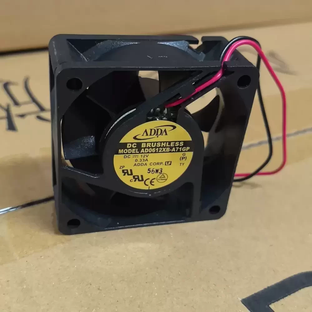 AD0612XB-A71GP ADDA 12VDC 60x60x25mm 2-Wire Axial Fan AD0612XB-A71GP ADDA 12VDC 60x60x25mm 2-Wire Axial Fan