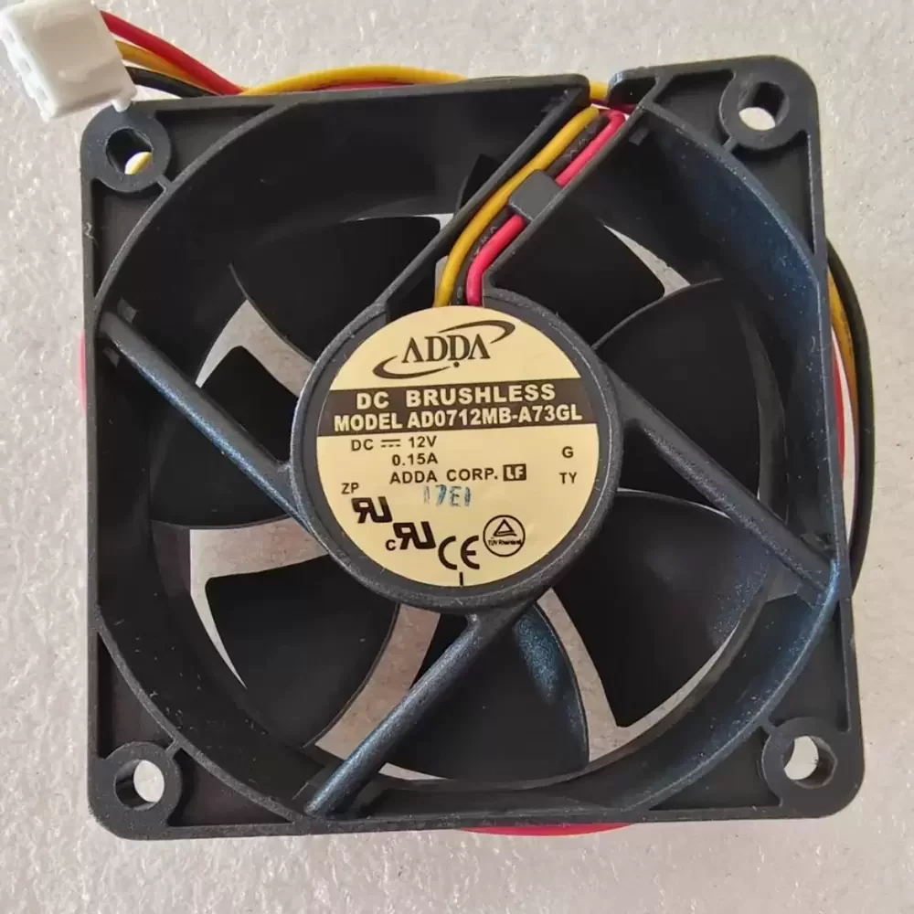 AD0712MB-A73GL ADDA 12VDC 70x70x25mm 3-Wire Axial Fan