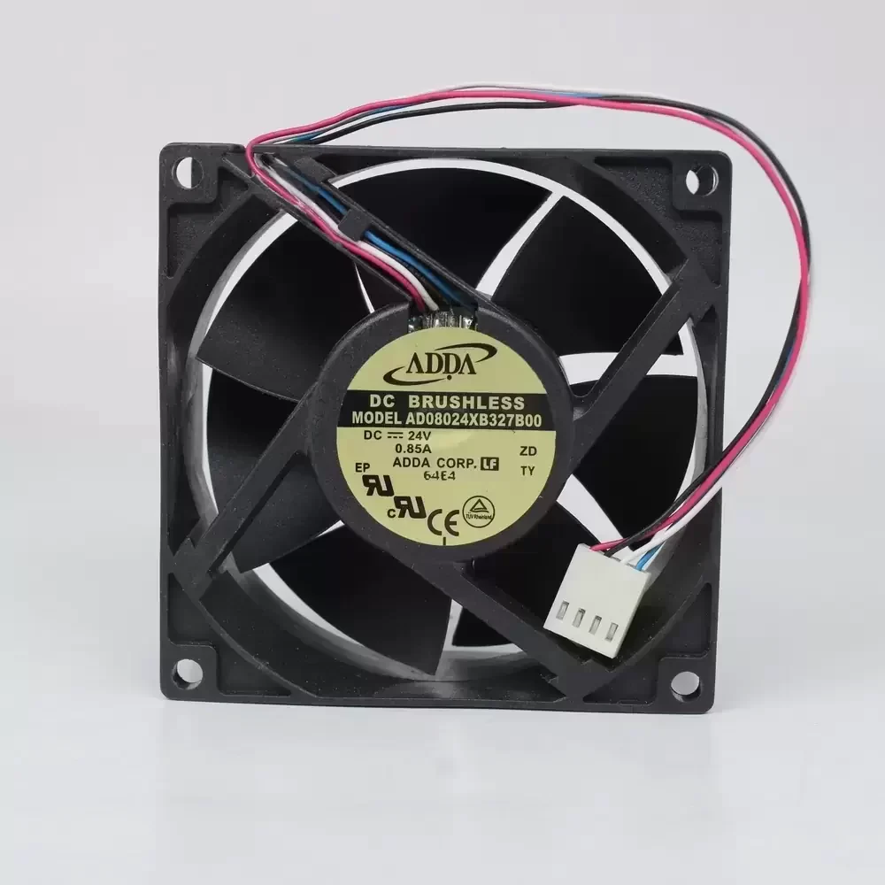AD08024XB327B00 ADDA 24VDC 80x80x25mm 4-Wire Axial Fan
