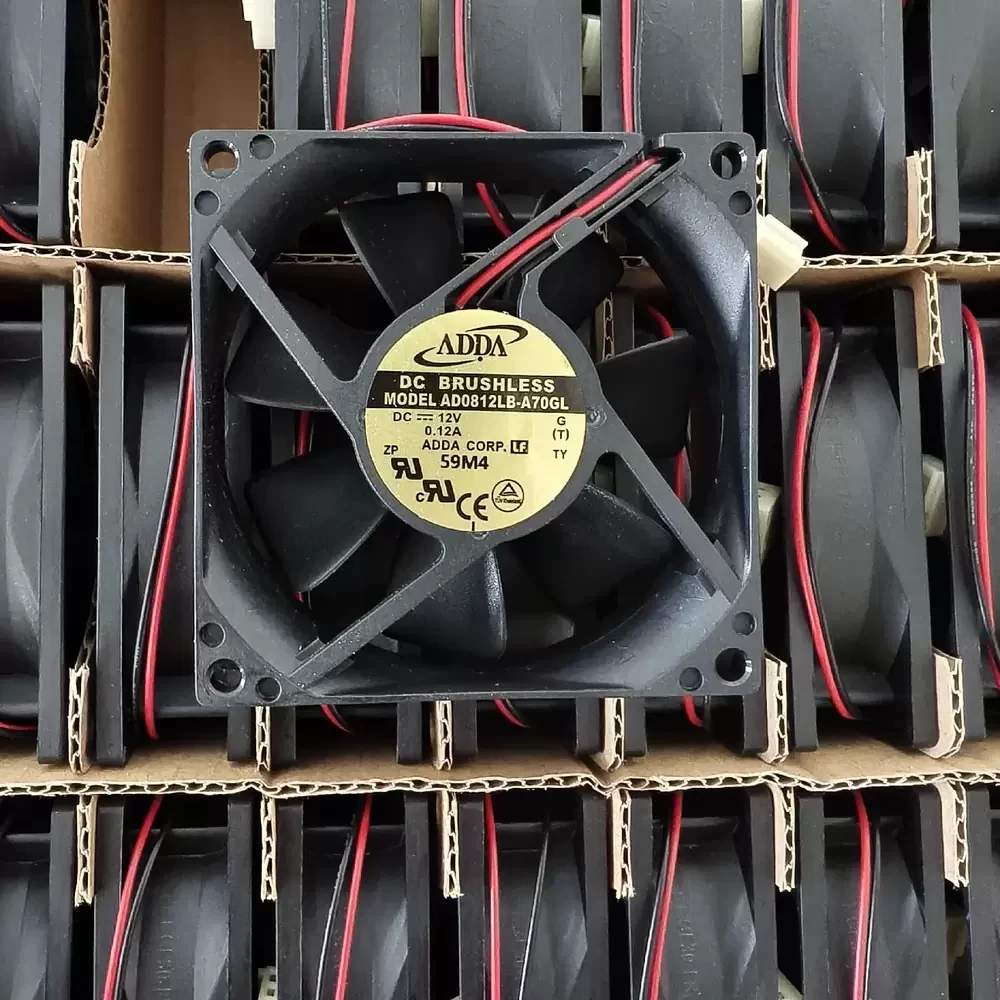 AD0812LB-A70GL ADDA 12VDC 80x80x25mm Cooling Axial Fan