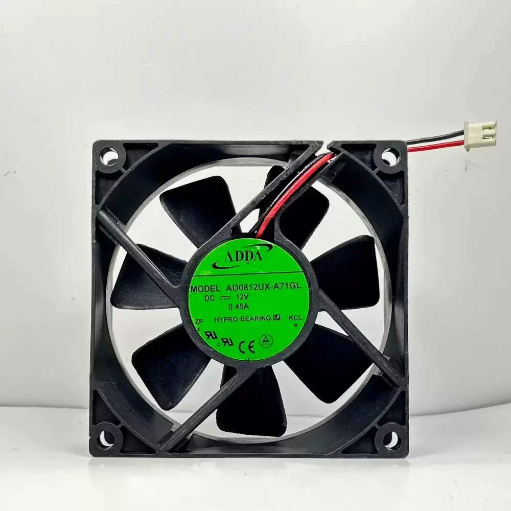 AD0812UX-A71GK ADDA 12VDC 80x80x25mm High Airflow Axial Fan