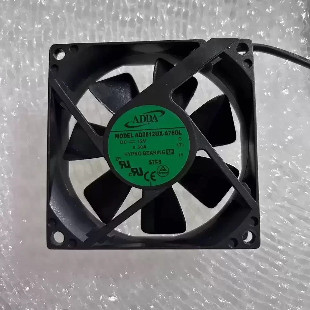 AD0812UX-A76GL ADDA 12VDC 80x80x25mm Hypro Bearing Axial Fan
