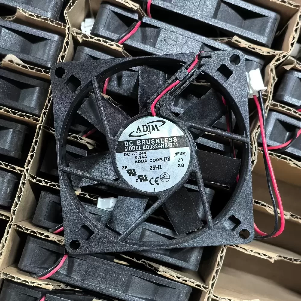 AD0824HB-D71 ADDA 24VDC 80x80x15mm Low Noise Axial Fan