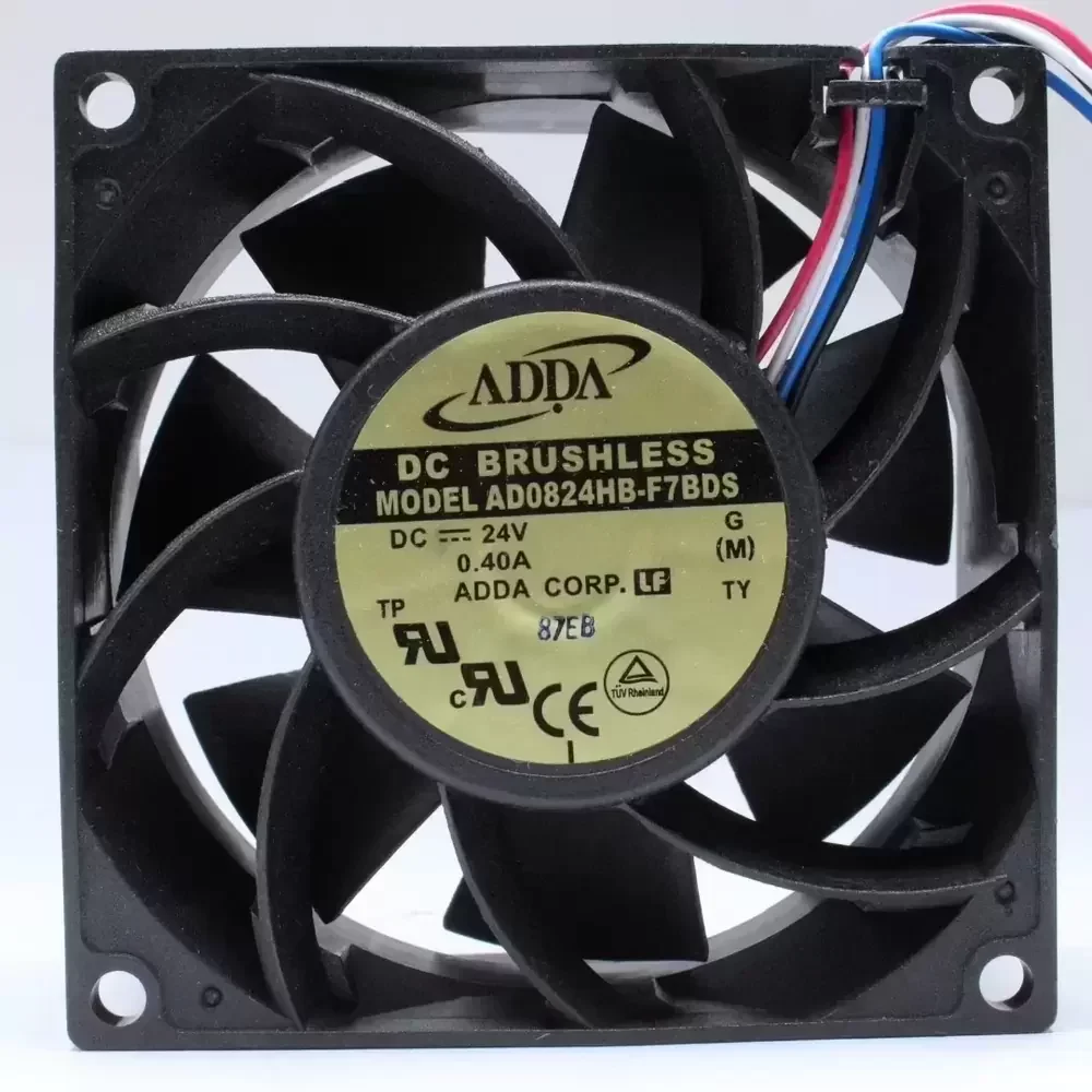 AD0824HB-F7BDS ADDA 24VDC 80x80x38mm PWM Axial Fan