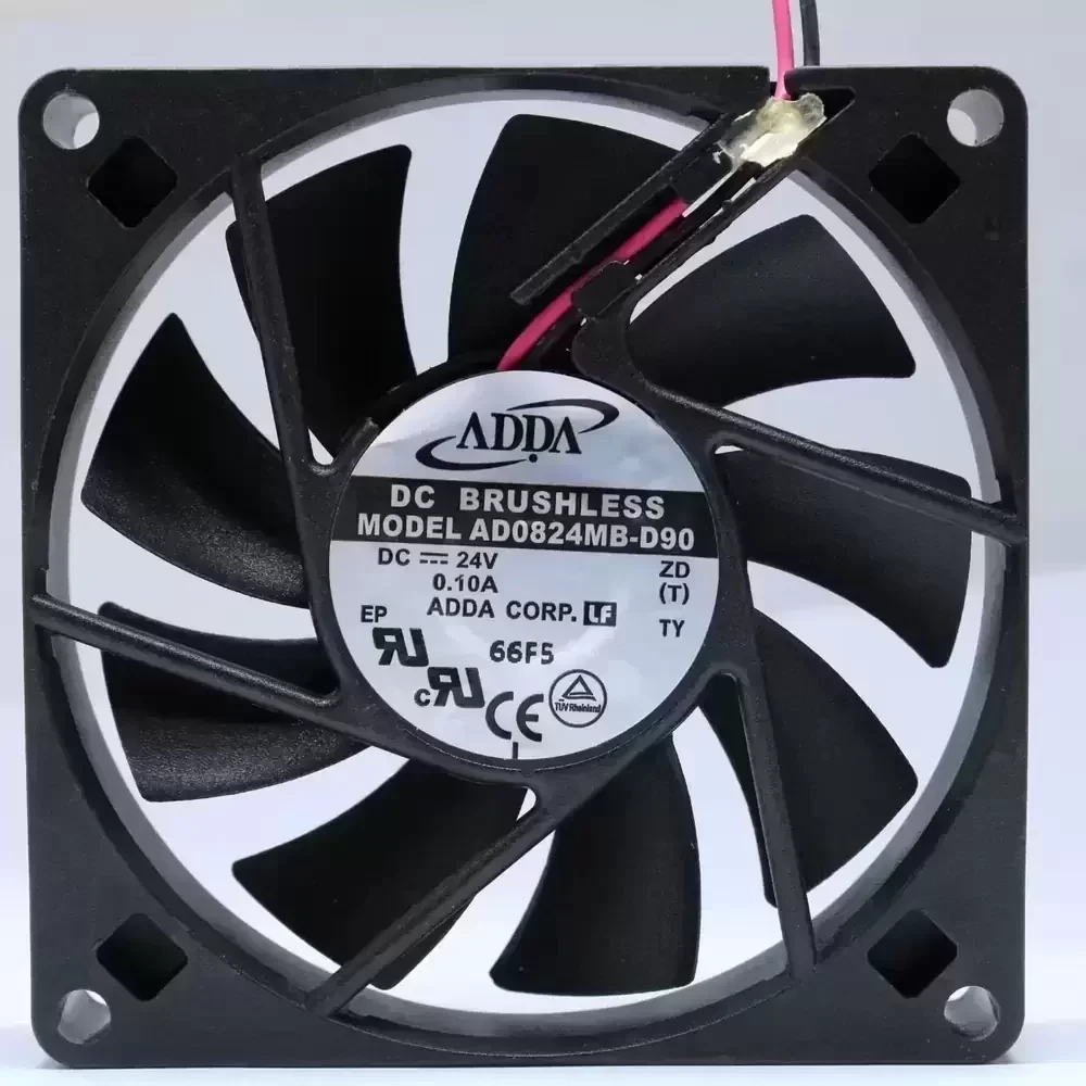 AD0824MB-D90 ADDA 24VDC 80x80x20mm Brushless Axial Fan