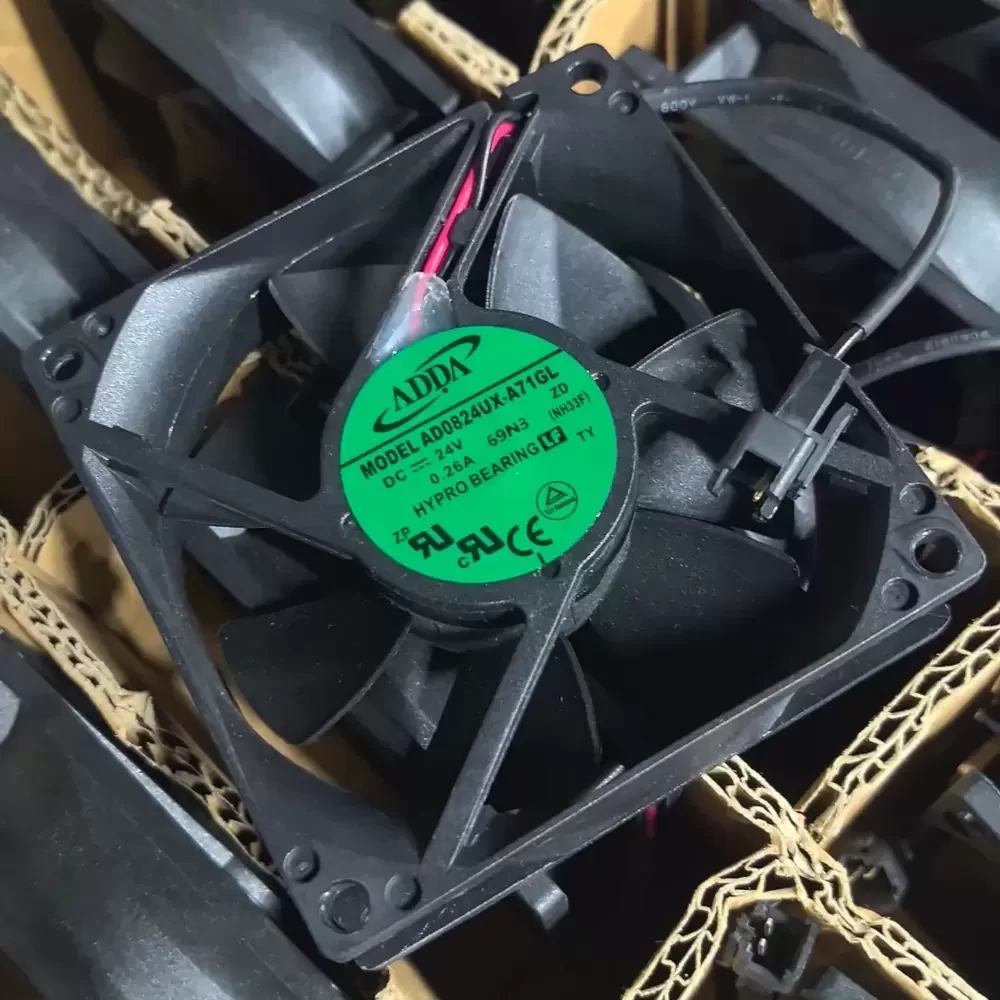 AD0824UX-A71GL ADDA 24VDC 80x80x25mm Hypro Axial Fan AD0824UX-A71GL ADDA 24VDC 80x80x25mm Hypro Axial Fan