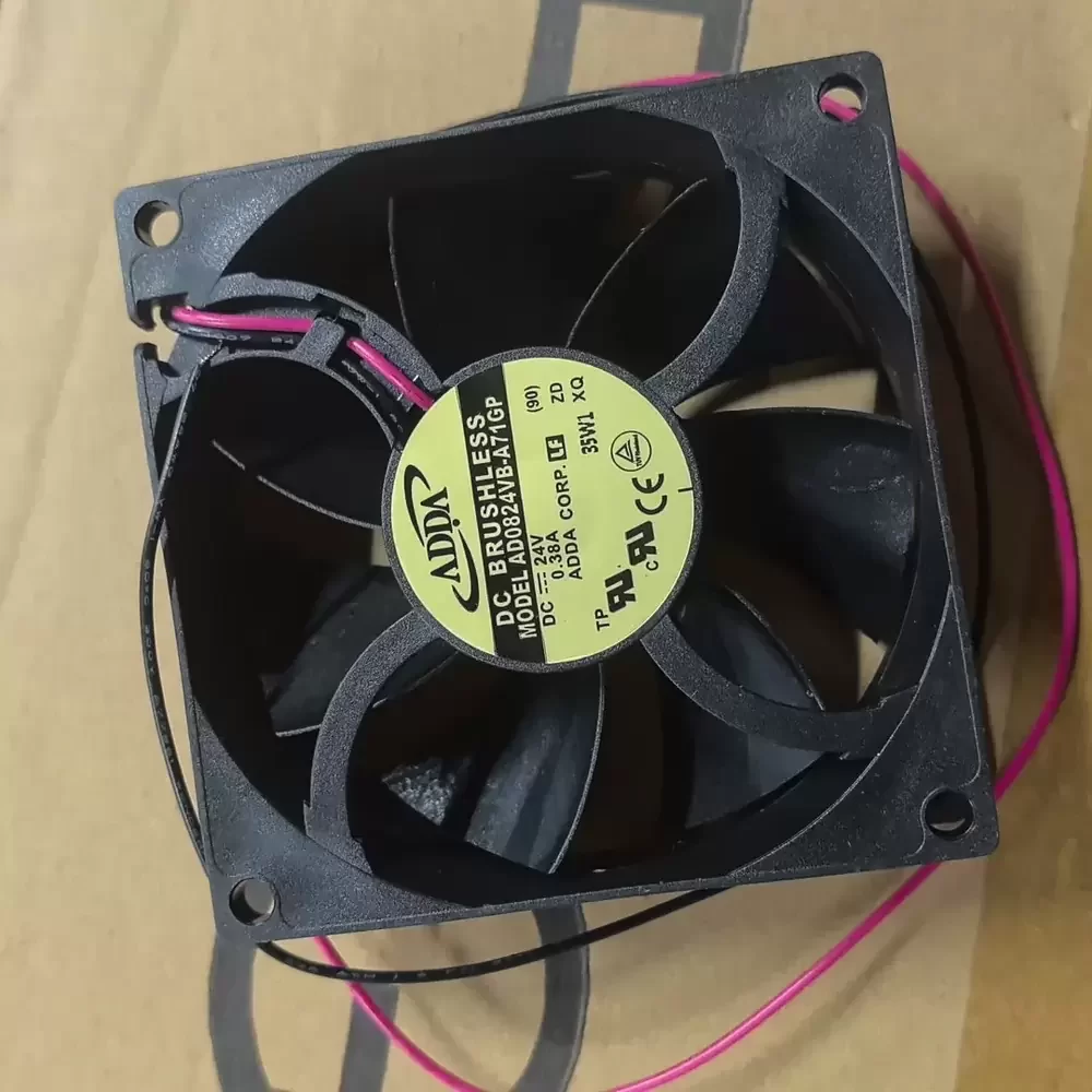 AD0824VB-A71GP ADDA 24VDC 80x80x25mm Axial Fan AD0824VB-A71GP ADDA 24VDC 80x80x25mm Axial Fan