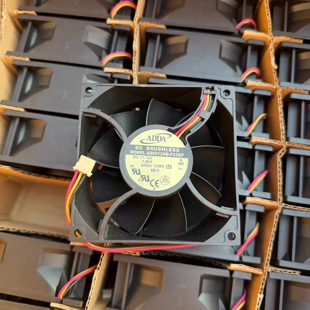 AD0912HB-F93GP ADDA 12VDC 92x92x38mm RD Alarm Fan