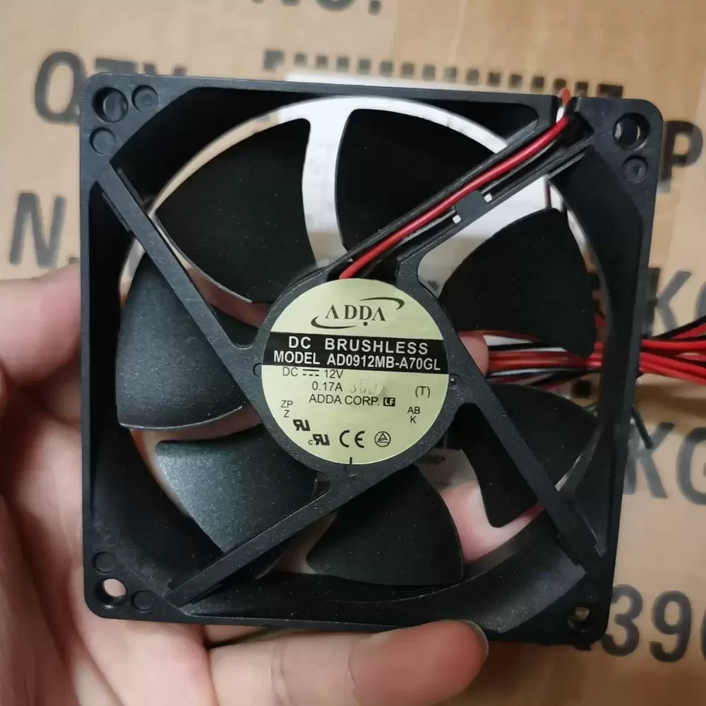 AD0912MB-A70GL ADDA 12VDC 92x92x25mm Axial Cooling Fan