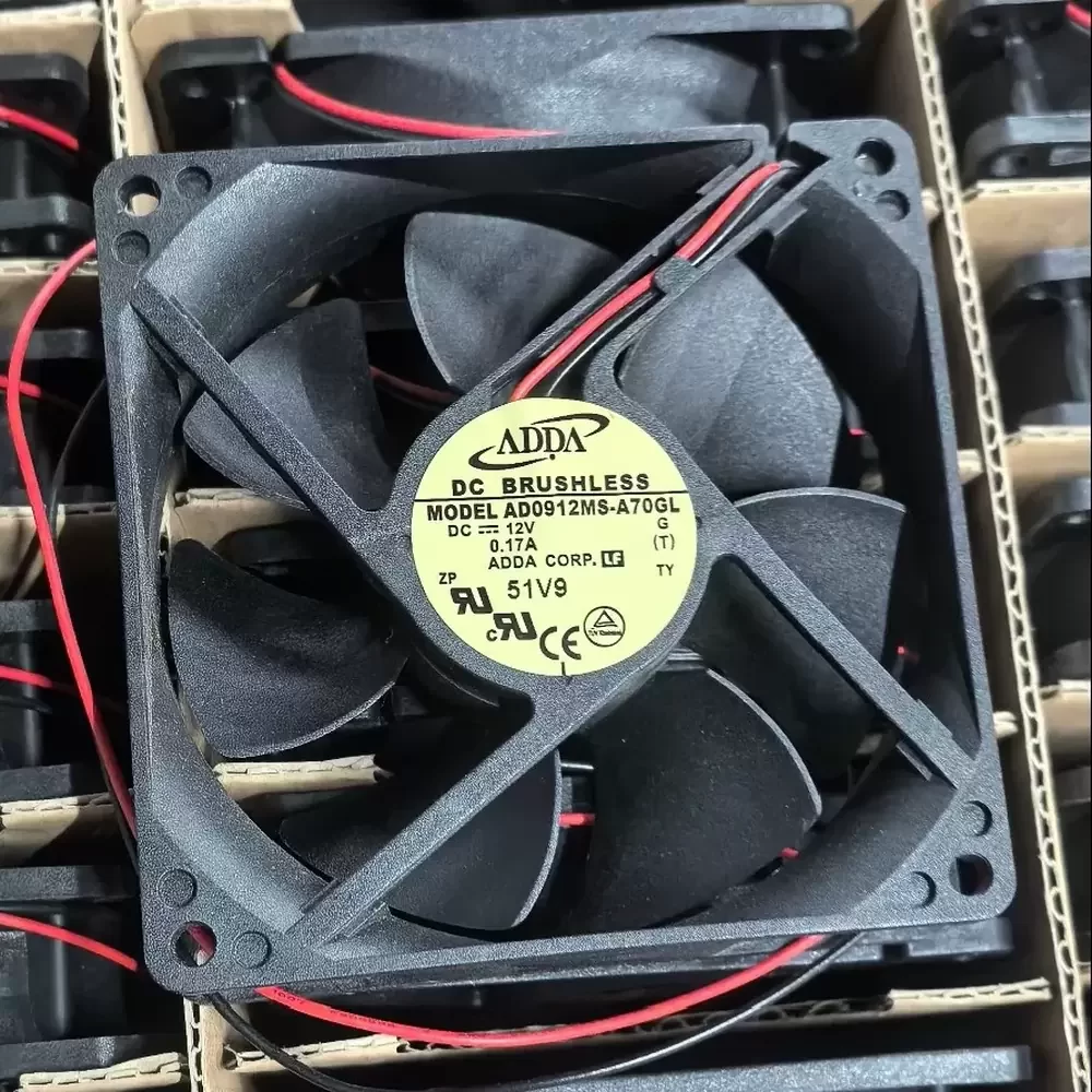 AD0912MS-A70GL ADDA 12VDC 92x92x25mm Low Noise Axial Fan