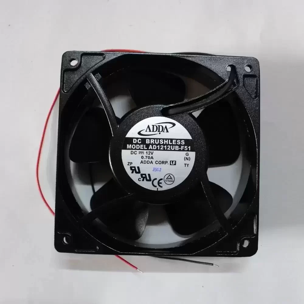AD1212UB-F51 ADDA 12VDC 120x120x38mm Aluminum Frame Axial Fan