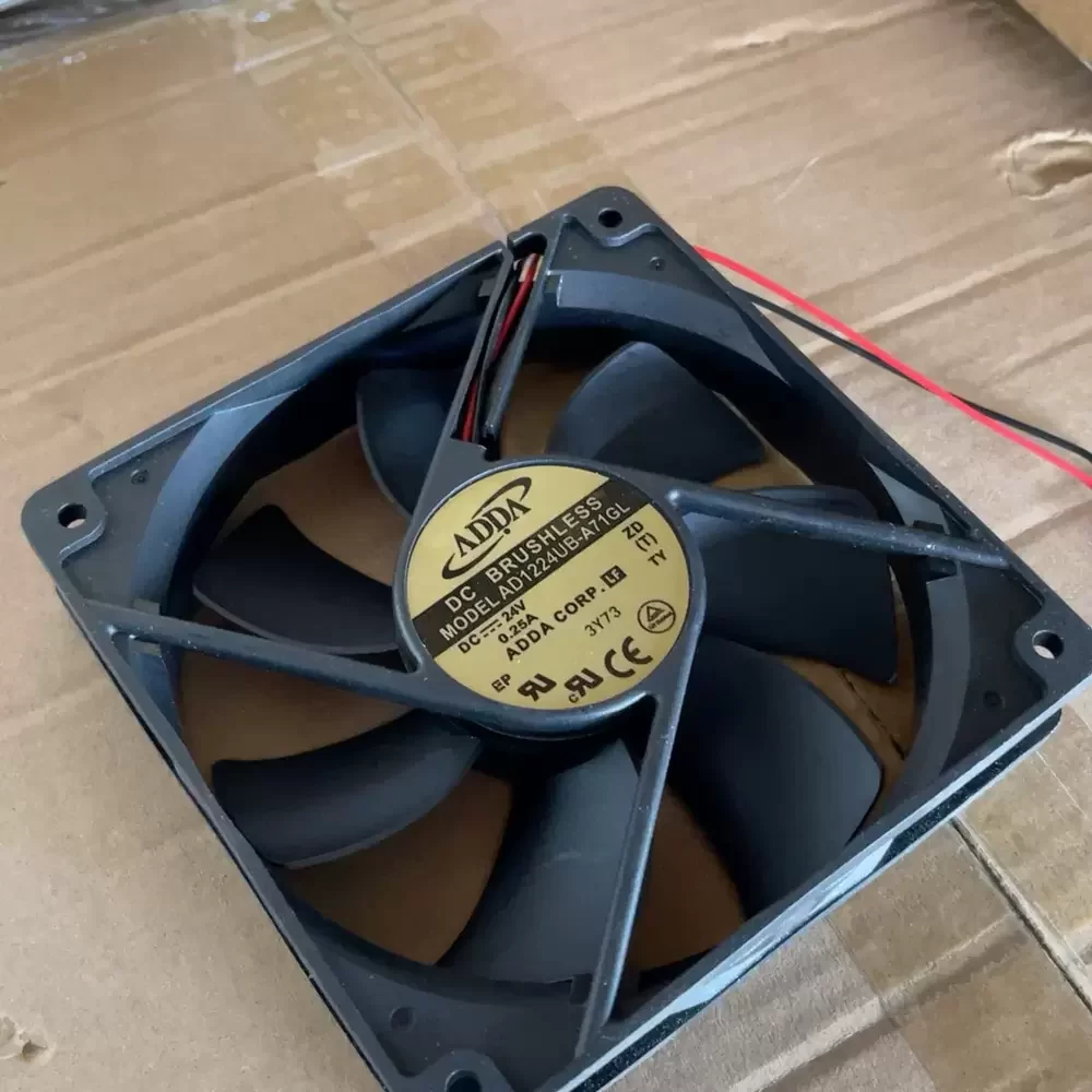 AD1224UB-A71GL ADDA 24VDC 120x120x25mm 0.25A Axial Fan AD1224UB-A71GL ADDA 24VDC 120x120x25mm 0.25A Axial Fan