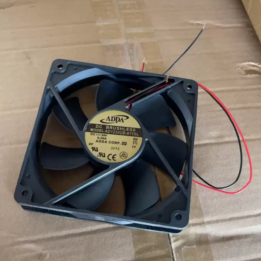 AD1224UB-A71GL ADDA 24VDC 120x120x25mm 0.25A Axial Fan AD1224UB-A71GL ADDA 24VDC 120x120x25mm 0.25A Axial Fan