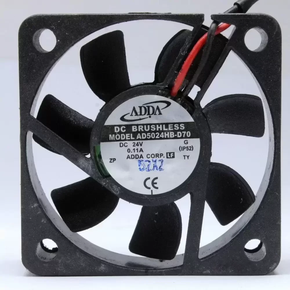 AD5024HB-D70 ADDA 24VDC 50x50x15mm Brushless Axial Fan