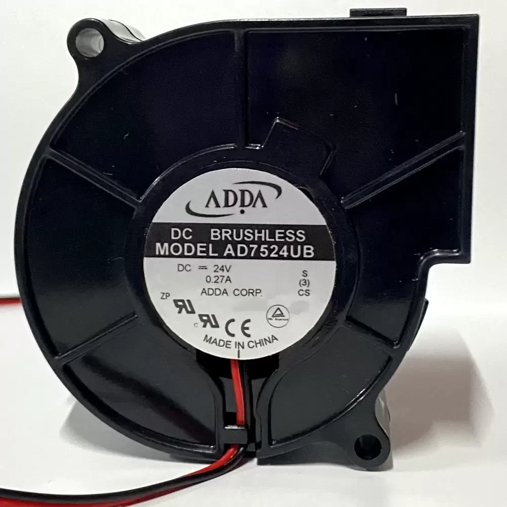 AD7524UB ADDA 24VDC 75x75x30mm Centrifugal Blower