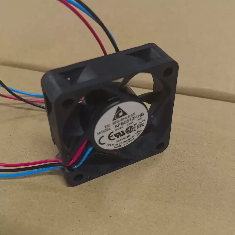 AFB0512HHB-F00 Delta 12VDC 50x50x15mm Tachometer Axial Fan AFB0512HHB-F00 Delta 12VDC 50x50x15mm Tachometer Axial Fan