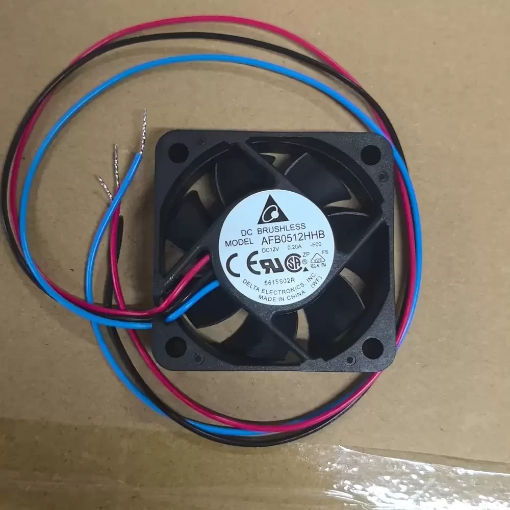 AFB0512HHB-F00 Delta 12VDC 50x50x15mm Tachometer Axial Fan