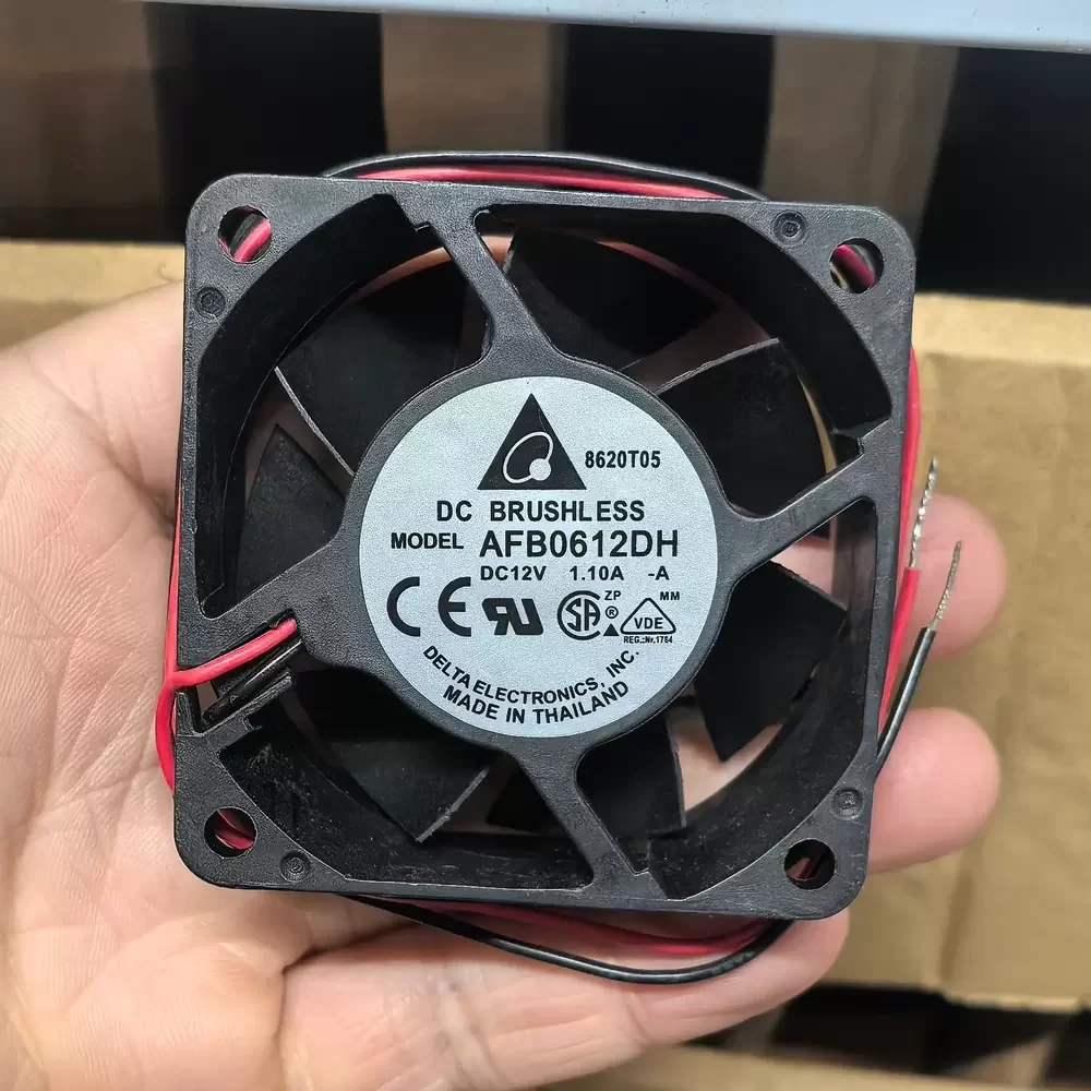 AFB0612DH-A Delta 12VDC 60x60x25mm 1.10A Axial Fan