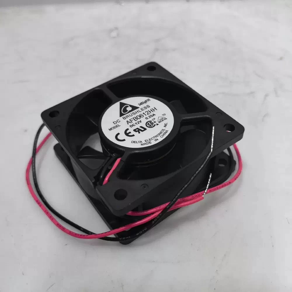 AFB0612HH Delta 12VDC 60x60x25mm Silent Axial Fan AFB0612HH Delta 12VDC 60x60x25mm Silent Axial Fan