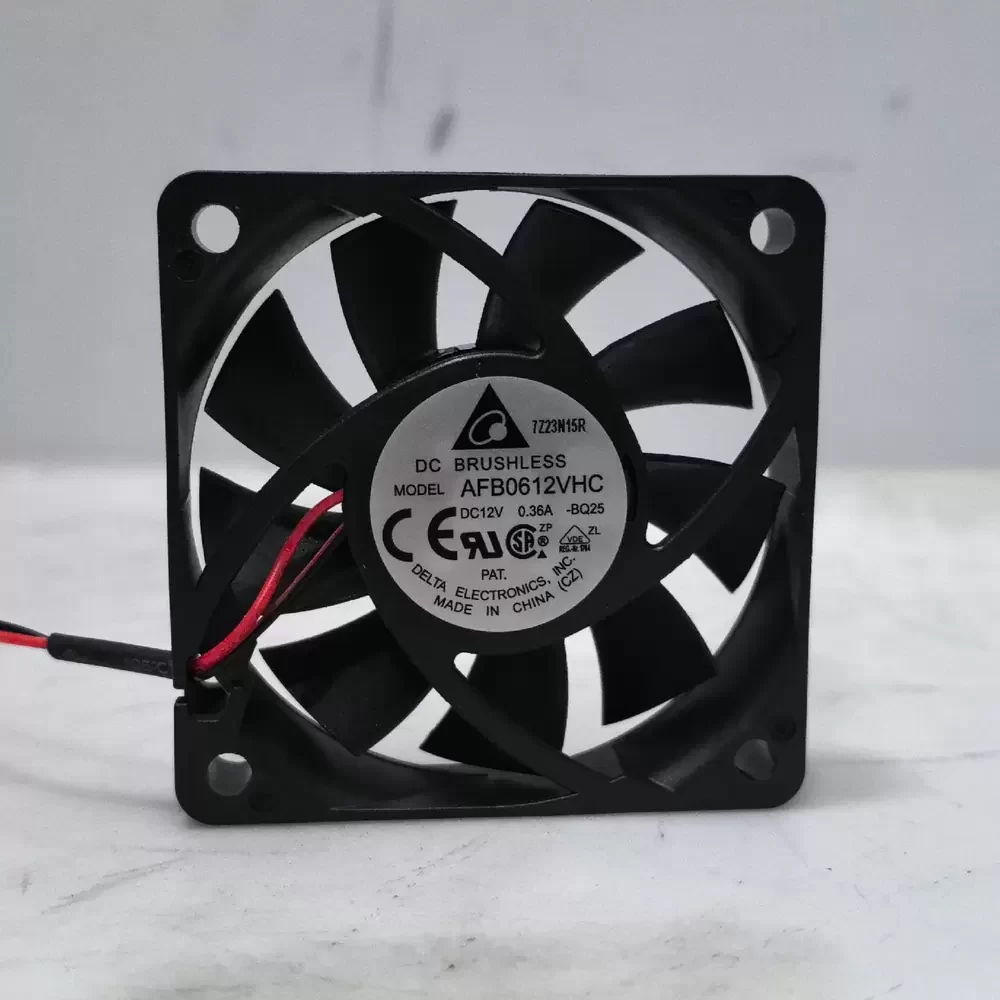 AFB0612VHC-BQ25 Delta 12VDC 60x60x13mm 2-Wire Axial Fan