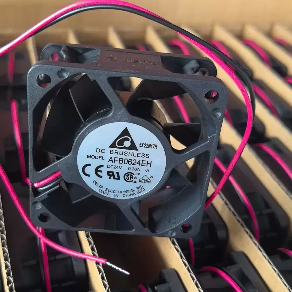 AFB0624EH-A Delta 24VDC 60x60x25mm Axial Fan AFB0624EH-A Delta 24VDC 60x60x25mm Axial Fan