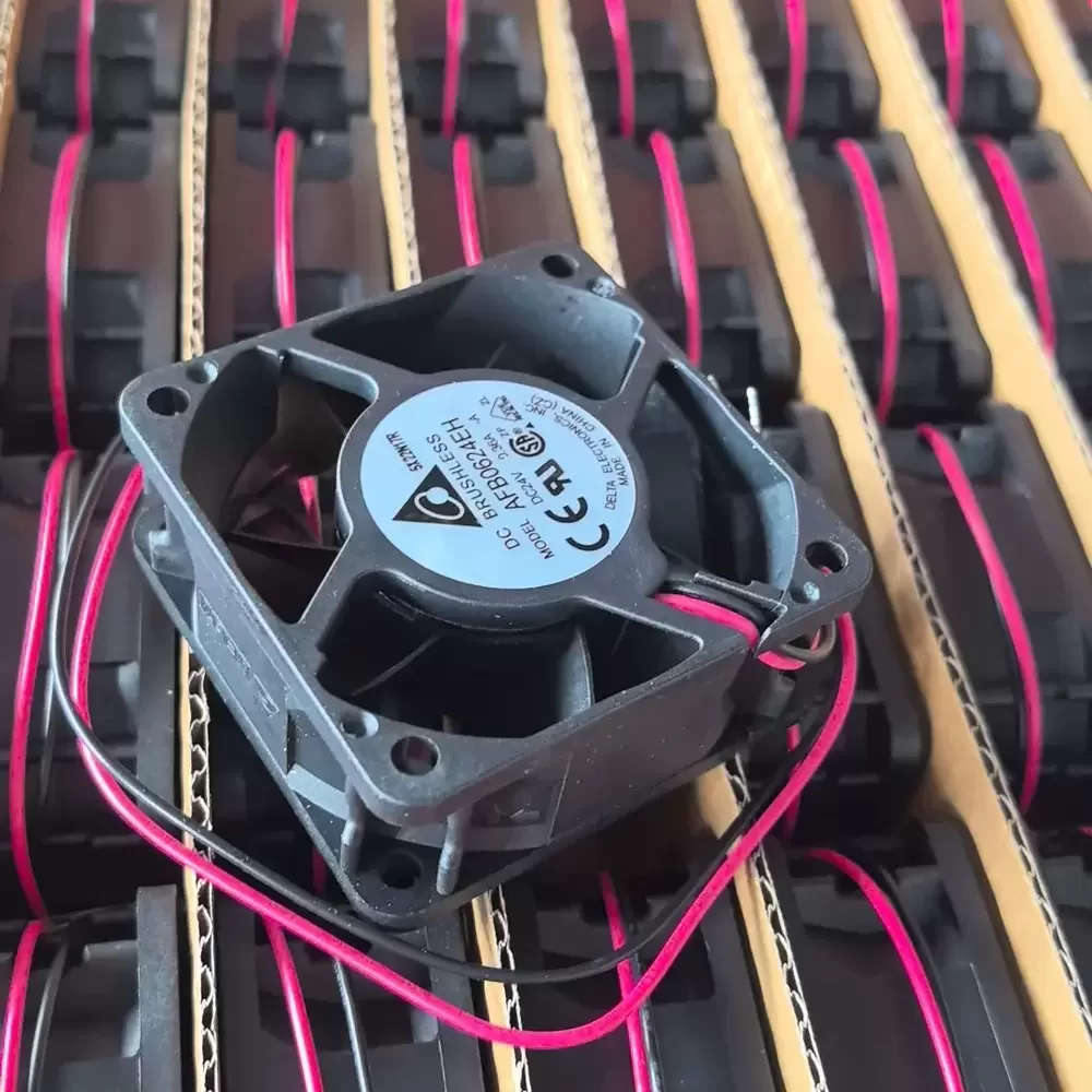 AFB0624EH-A Delta 24VDC 60x60x25mm Axial Fan AFB0624EH-A Delta 24VDC 60x60x25mm Axial Fan