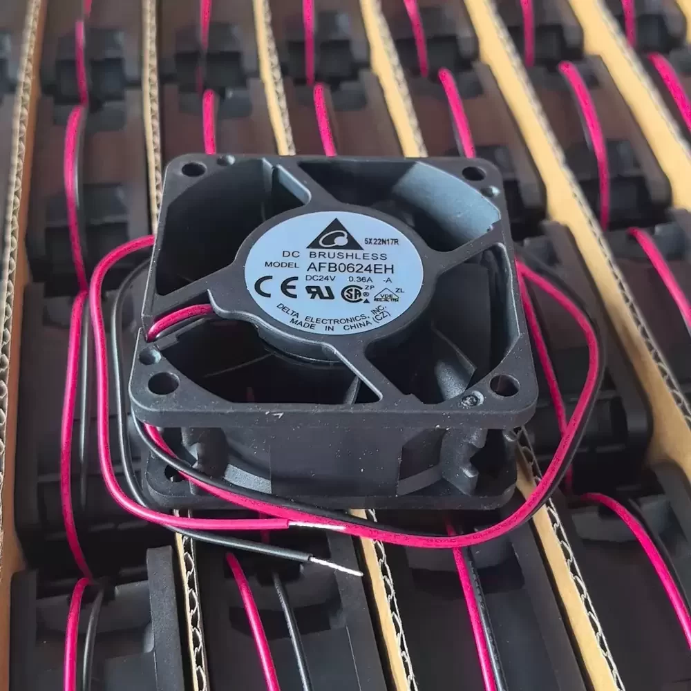 AFB0624EH-A Delta 24VDC 60x60x25mm Axial Fan AFB0624EH-A Delta 24VDC 60x60x25mm Axial Fan